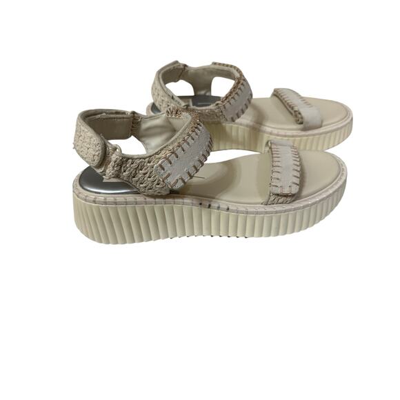 Dolce Vita Suede Leather Platform Sandals New - Picture 5 of 9